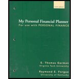 Worksheets for Garman/Forgue's Personal Finance, 9th  9th 2007 9780618938421 Front Cover