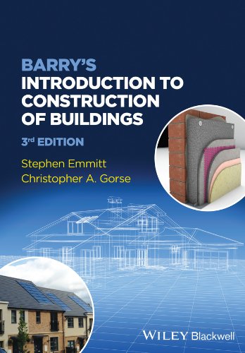 Barry's Introduction to Construction of Buildings  3rd 2014 9781118255421 Front Cover