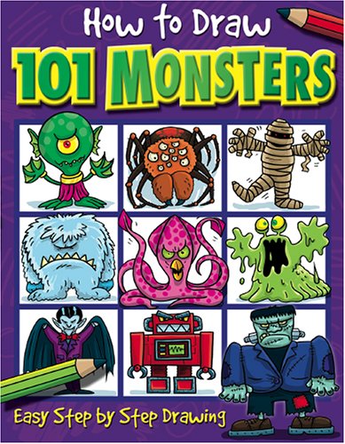 How to Draw 101 Monsters  N/A 9781842297421 Front Cover