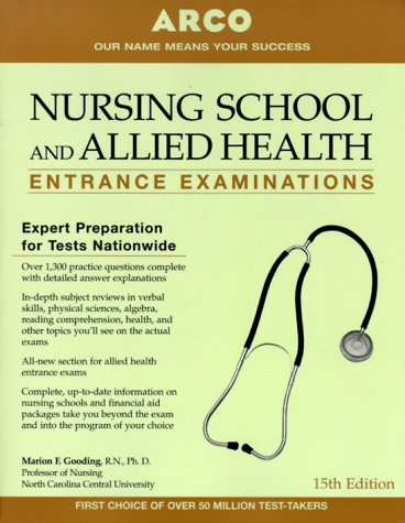 Nursing School and Allied Health Entrance Examinations  15th 2000 9780028635422 Front Cover