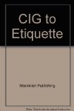 Complete Idiot's Guide to Etiquette N/A 9780028651422 Front Cover