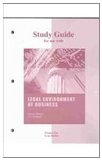 Study Guide to accompany Legal Environment of Business in the Information Age  2004 9780072885422 Front Cover