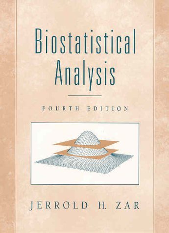 Biostatistical Analysis  4th 1999 (Revised) 9780130815422 Front Cover