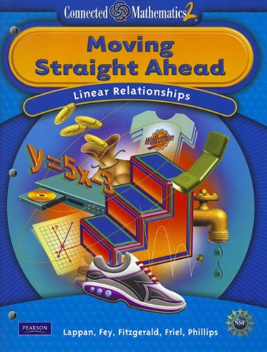 Connected Mathematics Grade 7 Student Edition Moving Straight Ahead 1st 2009 9780133661422 Front Cover