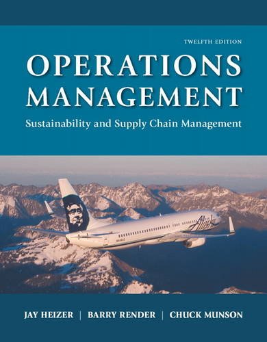 Operations Management: Sustainability and Supply Chain Management  2016 9780134130422 Front Cover