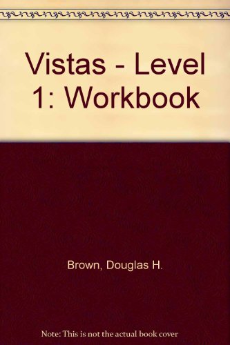 Vistas an Interactive Course in English Level 1 Workbook:  1st 1991 9780136503422 Front Cover