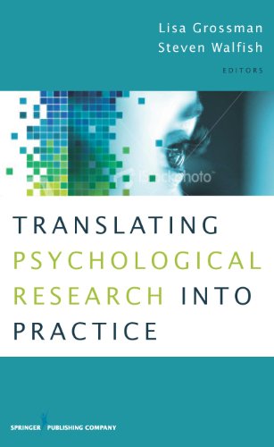 Translating Psychological Research into Practice   2013 9780826109422 Front Cover