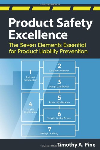 Product Safety Excellence: The Seven Elements Essential for Product Liability Prevention  2012 9780873898423 Front Cover