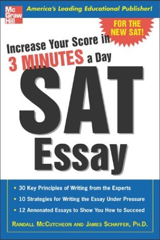Increase Your Score in 3 Minutes a Day SAT Essay  2004 9780071440424 Front Cover