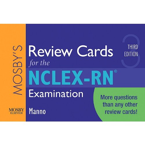 Mosby's Review Cards for the NCLEX-RNÂ® Examination  3rd 2011 9780323057424 Front Cover