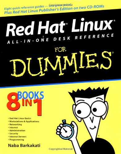 Red Hat Linux All-in-One Desk Reference for Dummies   2002 9780764524424 Front Cover