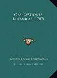 Observationes Botanicae  N/A 9781169405424 Front Cover