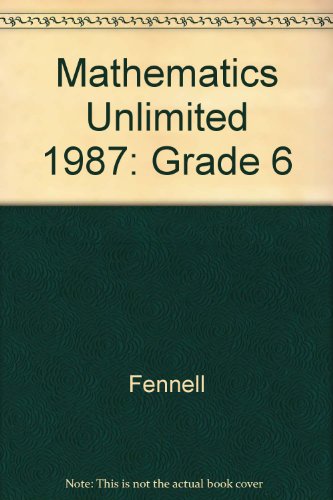 Mathematics Unlimited, 1987 87th 9780030064425 Front Cover