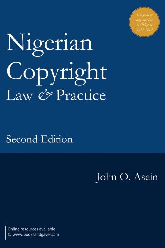 Nigerian Copyright Law and Practive:   2012 9789785149425 Front Cover