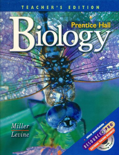 Prentice Hall Biology, 2002 1st 2002 (Teachers Edition, Instructors Manual, etc.) 9780130507426 Front Cover