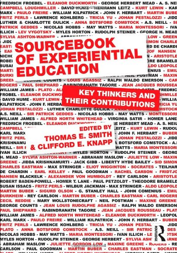 Sourcebook of Experiential Education Key Thinkers and Their Contributions  2011 9780415884426 Front Cover