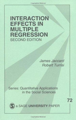 Interaction Effects in Multiple Regression  2nd 2003 (Revised) 9780761927426 Front Cover