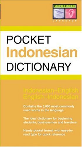 Pocket Indonesian Dictionary Indonesian-English English-Indonesian N/A 9780794600426 Front Cover