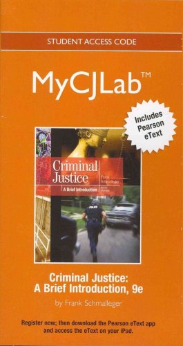 Criminal Justice A Brief Introduction 9th 2013 9780132621427 Front Cover