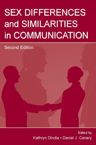 Sex Differences and Similarities in Communication  2nd 2006 (Revised) 9780805851427 Front Cover