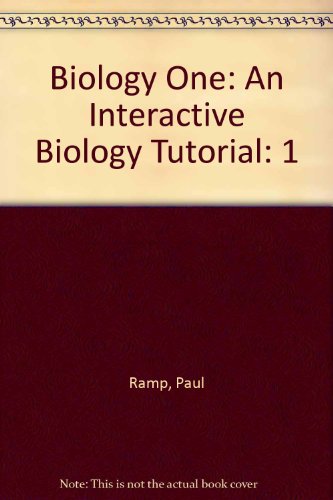 Biology One Vol. 1 : An Interactive Biology Tutorial Revised  9780757500428 Front Cover