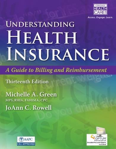 Understanding Health Insurance: A Guide to Billing and Reimbursement  2016 9781305647428 Front Cover