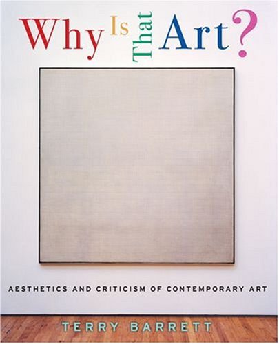 Why Is That Art? Aesthetics and Criticism of Contemporary Art  2007 9780195167429 Front Cover