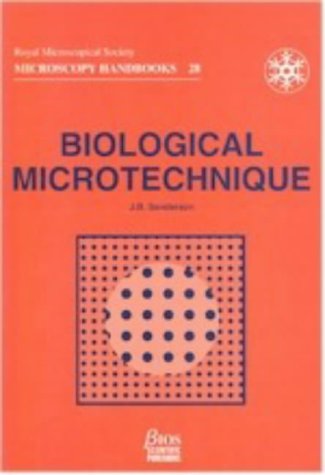 Biological Microtechnique  1994 9781872748429 Front Cover