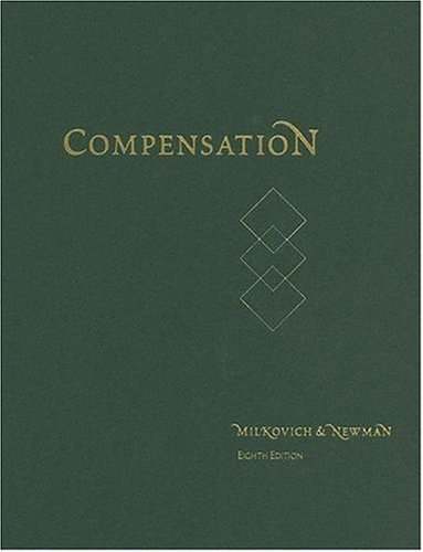 Compensation  8th 2005 (Revised) 9780072875430 Front Cover