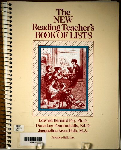 New Reading Teacher's Book of Lists  2nd 9780136155430 Front Cover