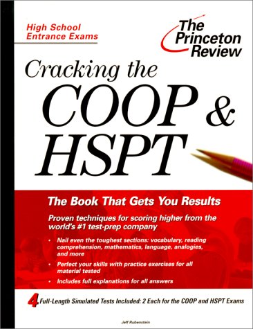 Cracking the COOP and HSPT  N/A 9780375761430 Front Cover