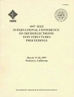 1997 IEEE International Conference on Microelectronic Test Structures Proceedings N/A 9780780332430 Front Cover