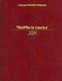Who's Who in America: 2014  2013 9780837970431 Front Cover