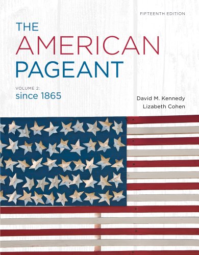 American Pageant, Volume 2  15th 2013 9781111831431 Front Cover