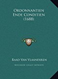 Ordonnantien Ende Conditien  N/A 9781169405431 Front Cover