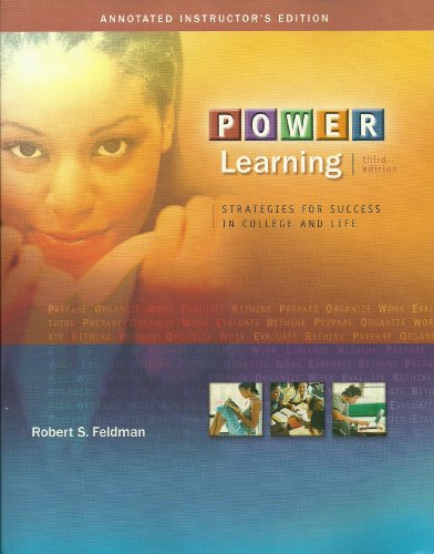 P.O.W.E.R. Learning : Strategies for Success in College and Life 3rd 2007 9780073126432 Front Cover