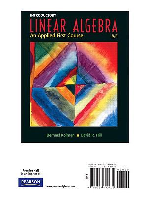 Intro Linear Algebra, Books a la Carte Edition 8th 2005 9780321632432 Front Cover
