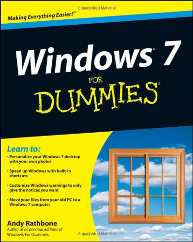 Windows 7 for Dummies   2009 9780470497432 Front Cover