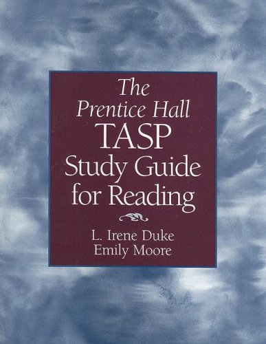 The Tasp Reading Study Guide:   2003 (Student Manual, Study Guide, etc.) 9780131836433 Front Cover