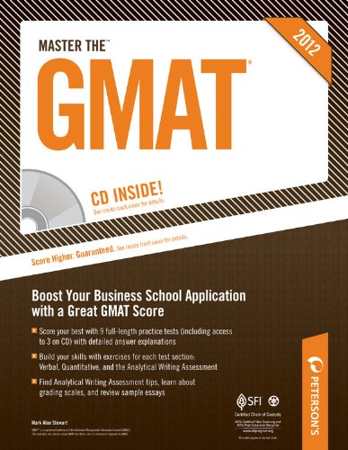 Master the GMAT 2012 - (w/ CD)  18th 2011 9780768931433 Front Cover