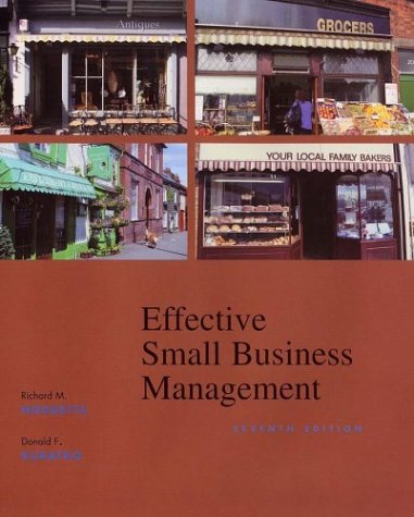 Effective Small Business Management  7th 2001 (Revised) 9780470003435 Front Cover
