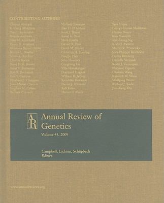Annual Review of Genetics   2009 9780824312435 Front Cover