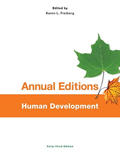 Annual Editions: Human Development  2014 9781259175435 Front Cover