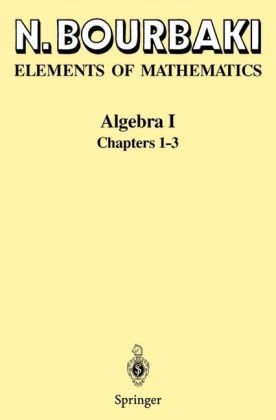 Algebra   1989 9783540642435 Front Cover