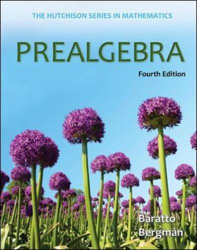 Prealgebra  4th 2014 9780073384436 Front Cover