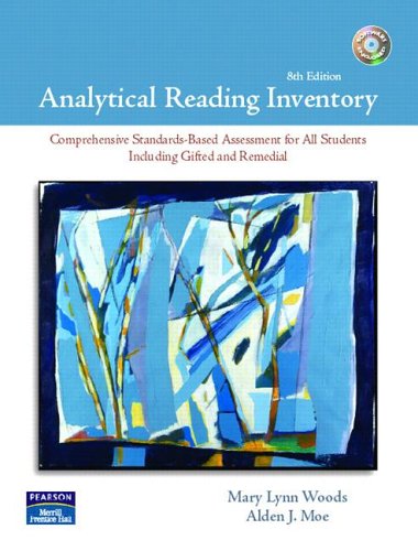Analytical Reading Inventory  8th 2007 (Revised) 9780131723436 Front Cover