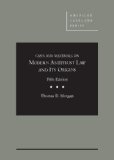 Cases and Materials on Modern Antitrust Law and Its Origins:   2014 9780314283436 Front Cover