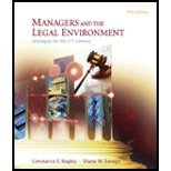 Managers and the Legal Environment Strategies for the 21st Century 5th 2006 (Guide (Pupil's)) 9780324269437 Front Cover