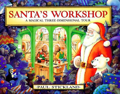 Santa's Workshop A Magical Three-Dimensional Tour  1995 9780525453437 Front Cover
