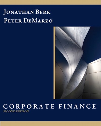 Corporate Finance  2nd 2011 9780136089438 Front Cover